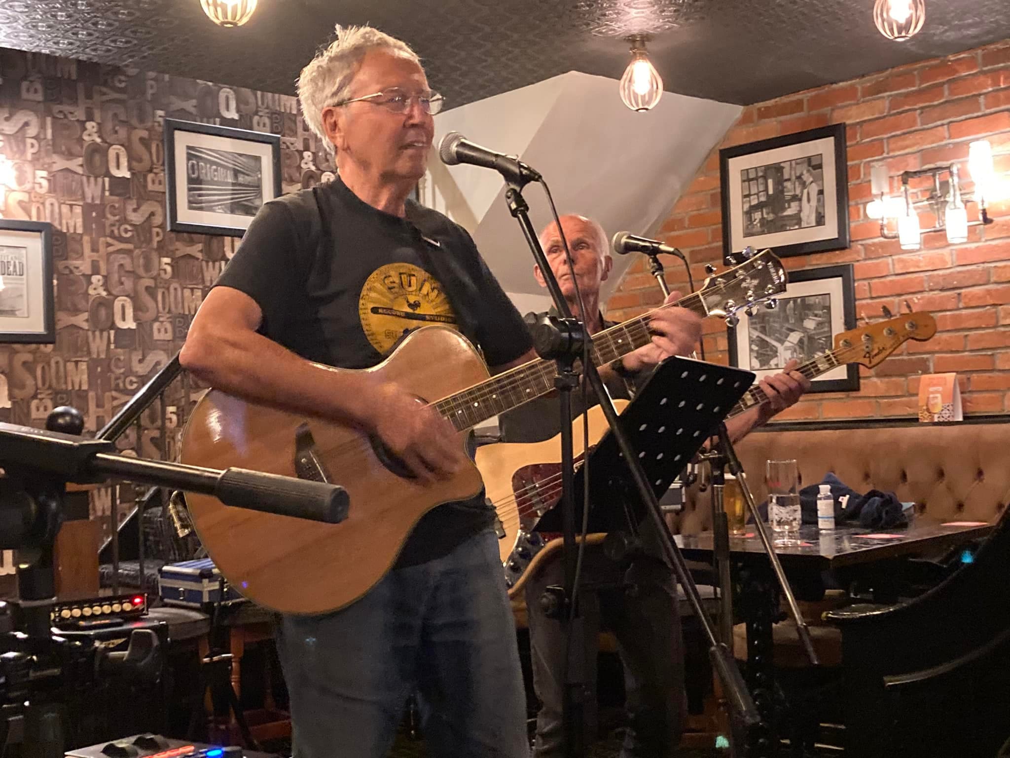 The Tony Foster Band performing live on stage
