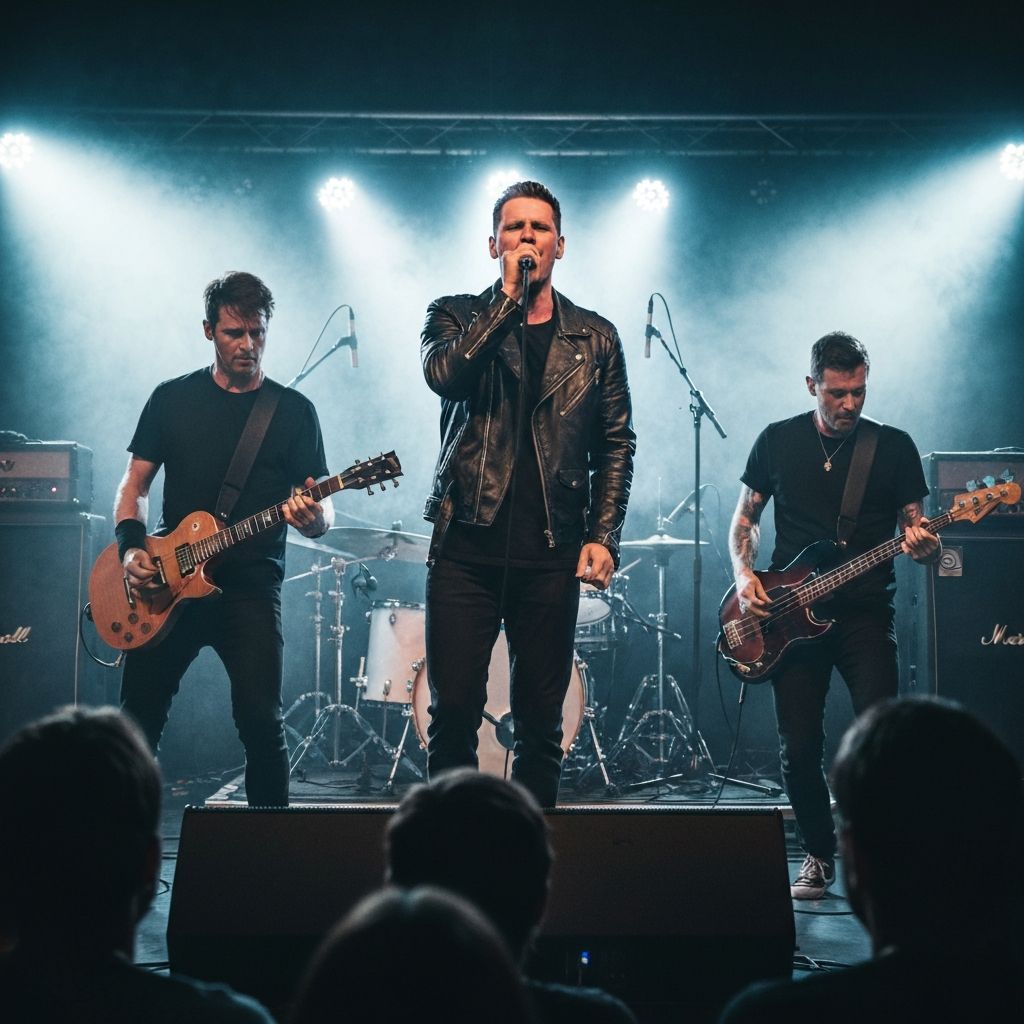 The Tony Foster Band performing live on stage